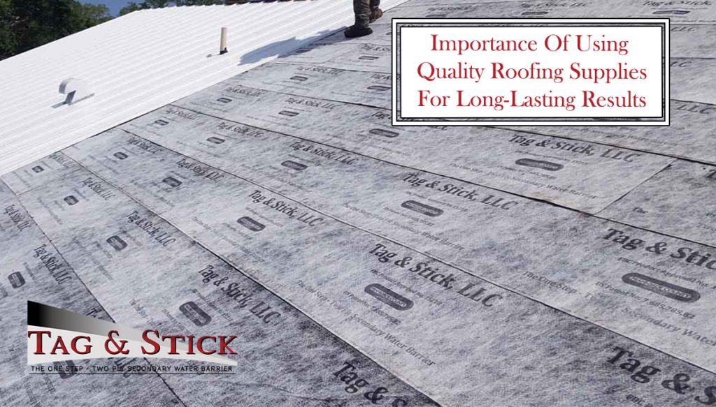 Why It's Essential To Use Material From A Roofing Supply Company